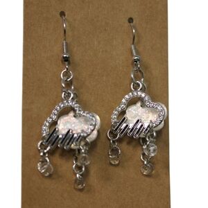 Cloud Dangle Earrings - Handmade By Me - Hypoallergenic